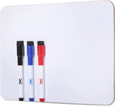 Kids Small Double-Sided Dry Erase Board with 3 Markers