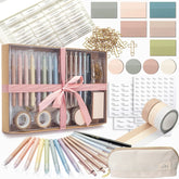 Selah Bible Journaling Kit with No-Bleed Pens, Gel Highlighters, Tabs, Washi Tape & Stickers