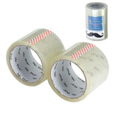Clear 3-Inch Packing Tape (2-Pack, 45 Yards, 1.9 mil, Odorless)