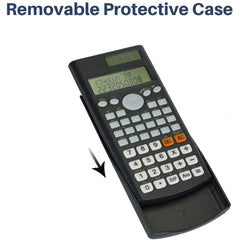 Solar Scientific Calculator with 2-Line Display, 240 Functions, and 10+2 Digits