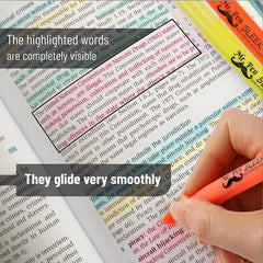 Bible Gel Highlighters (8 Pack) - Assorted Colors, No-Bleed, Twist-Up, Sharpenable Tips for Journaling & Study