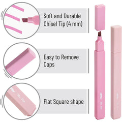 Aesthetic Highlighters, 16 Pack, Assorted Colors, No-Bleed Ink, Chisel Tip, Cute Bible-Safe Study Supplies