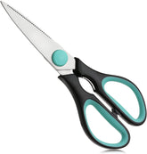 Kitchen Scissors 8 Inch, Stainless Steel Shears, Dishwasher Safe, for Meat and Food Cutting