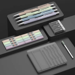 Pastel Mechanical Pencil Set - 4 Pack with 0.5 & 0.7mm Leads