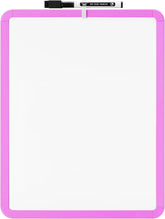 Small White Board 14" x 11" with Orchid Frame and Marker