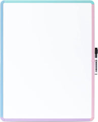 Colorful Framed Dry Erase Board for Wall, 18" x 24", Includes Marker