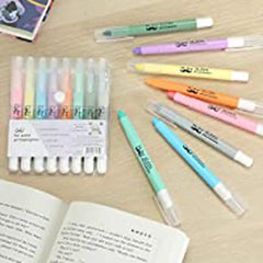 Gel Highlighters, No Bleed, 8 Pack