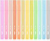 Macaron Aesthetic Highlighters (12 Pack) - No Bleed Chisel Tip Assorted Colors for Bible & Study