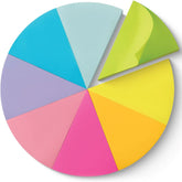Triangular Sticky Notes, 8 Pads, 480 Sheets, 4-Inch Colorful Sticky Notes Bulk, Color Wheel Sticky Note, Self-Stick Note Pads, Sticky Pads Sticky Notes Aesthetic