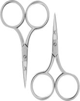 Curved Embroidery Scissors (2-Pack) – 3.5" Stainless Steel with Sharp Pointed Blades