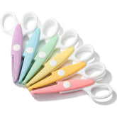Mr. Pen Decorative Edge Craft Scissors, 6 Pack, White & Pastel Colors, Zig Zag Scissors for Summer Crafts