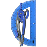 Midnight Blue Compass & Protractor Set with 180° Protractor