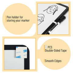 Magnetic Whiteboard for Wall, 14 x 11, Marker Included