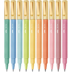Aesthetic Bible Ballpoint Pens (10-Pack) - Assorted Colors, No-Bleed, Fast-Drying, 0.7mm Fine Point, Square Design
