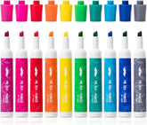 Dry Erase Whiteboard Markers, 10 Pack, Chisel Tip, Vibrant Colors