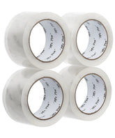 Clear Packing Tape 4-Pack, 1.88" Wide, 60 Yards per Roll, Strong Adhesive Shipping Tape