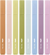 Mr. Pen Aesthetic Highlighters, 8 Pack, Chisel Tip, Verdant Earth, Cute Assorted Colors