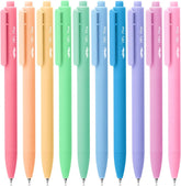 Mr. Pen Retractable Gel Pens, 10 Pack, Fine Point 0.7mm, Pastel Colors