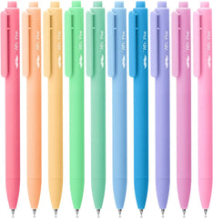 Mr. Pen Retractable Gel Pens, 10 Pack, Fine Point 0.7mm, Pastel Colors