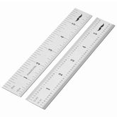 Stainless Steel Metal Machinist Ruler 6 Inch (2 Pack)