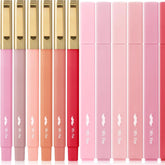 12 Pack No-Bleed Aesthetic Highlighters & Pens in Pink Shades for Bible Study