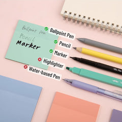 Annotation & Highlighting Set with Gel Pens and Highlighters for Notes