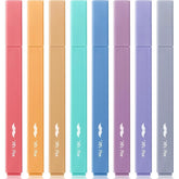 Mr. Pen Aesthetic Highlighters, 8 Pack, Chisel Tip, Muted Pastel Colors, No Bleed