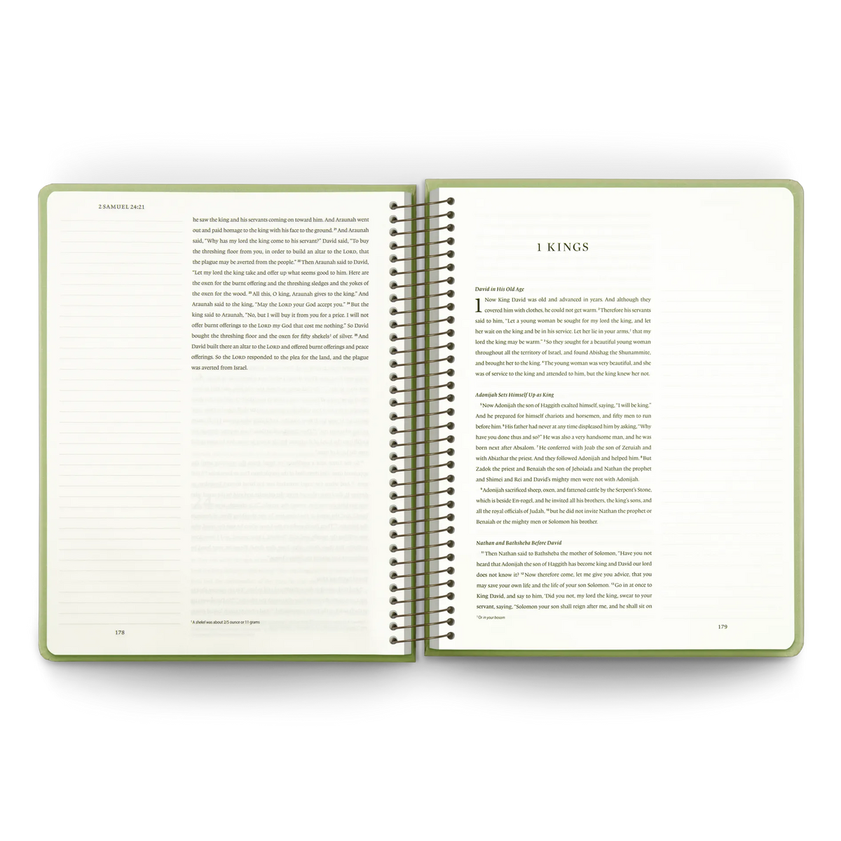 ESV Spiral-Bound Journaling Bible: History Edition
