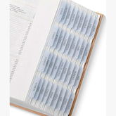 Mr. Pen Bible Tabs - 75 Transparent Dusty Blue Laminated Tabs for Women and Men