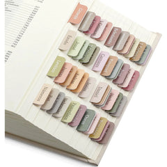 Boho Laminated Bible Tabs (75 pcs) for Old & New Testament - Easy Apply Journaling Supplies