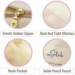 Mr. Pen Pencil Case - Rose Pink, Selah Theme Pencil Pouch