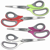 Multipurpose Scissors 8 Inch, 4 Pack, Stainless Steel, Soft Grip