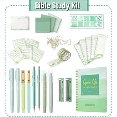Mr. Pen Bible Journaling Kit for Women - Forest Mist Theme, Bible Study Supplies, Easter Gift