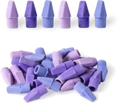 Colorful Latex-Free Pencil Eraser Toppers (30 Pack) – Smudge-Free