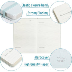 Mr. Pen Prayer Journal for Women - Whisper Blue, 8.4"x5.7", 80 Sheets, Christian Gift for Mothers, Prayers for Son & Daughter