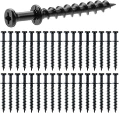 Mr. Pen Bear Claw Hangers, 50 Pack, Black, 4-in-1 Hanging Screws for D-Rings
