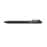 Customizable Retractable Black Gel Pens, 0.7 mm, Black Ink