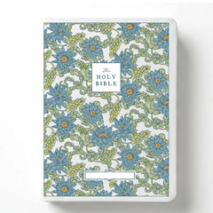 Water Lily Notetaking Bible with Personalized Name Plate