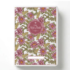 Water Lily Notetaking Bible with Personalized Name Plate
