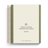 ESV Spiral-Bound Journaling Bible: History Edition