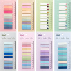 Sticky Tabs 1600 Pcs, Transparent Colorful Index Tabs, Page Markers, Book Tabs for Notes & Organizing