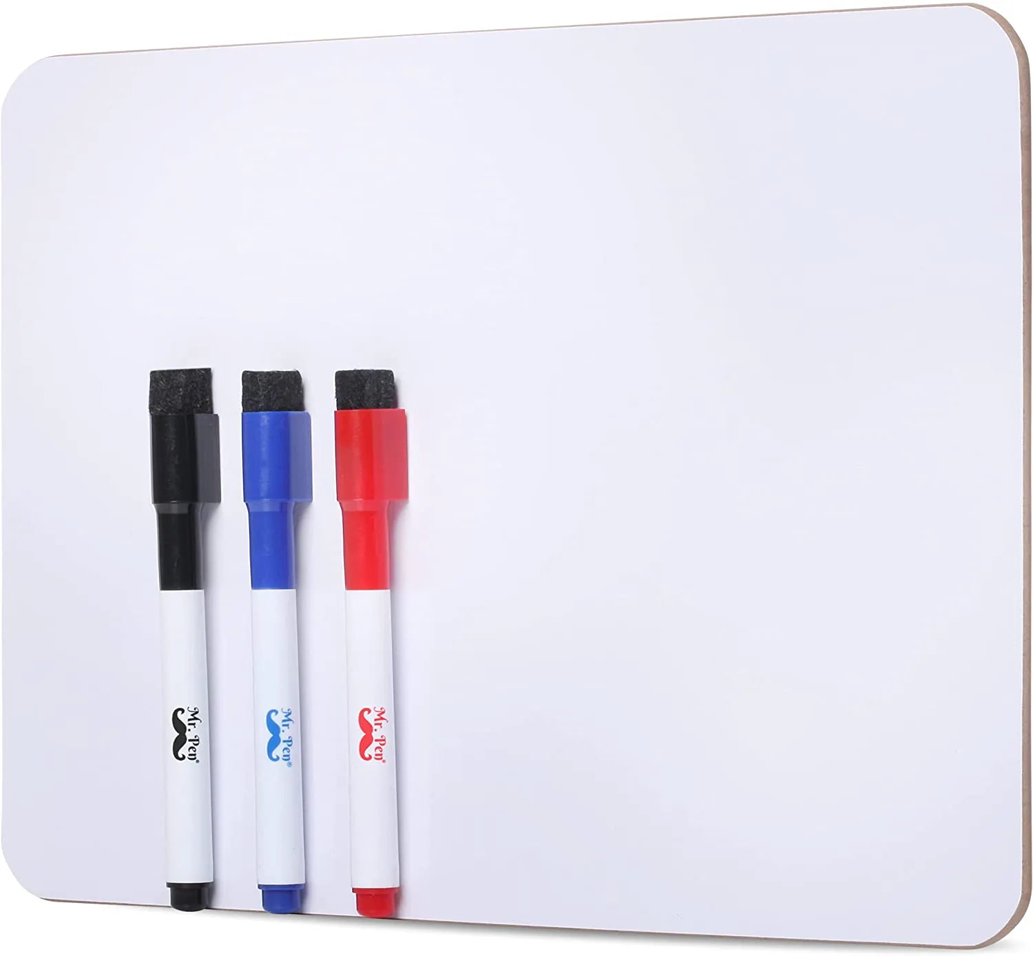 Kids Small Double-Sided Dry Erase Board with 3 Markers
