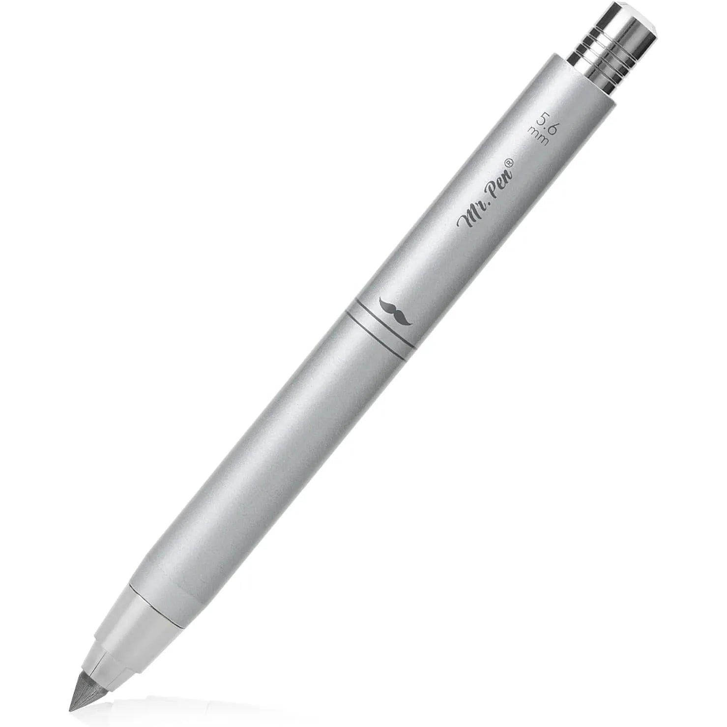 5.6 mm Metal Mechanical Clutch Pencil with Built-In Sharpener