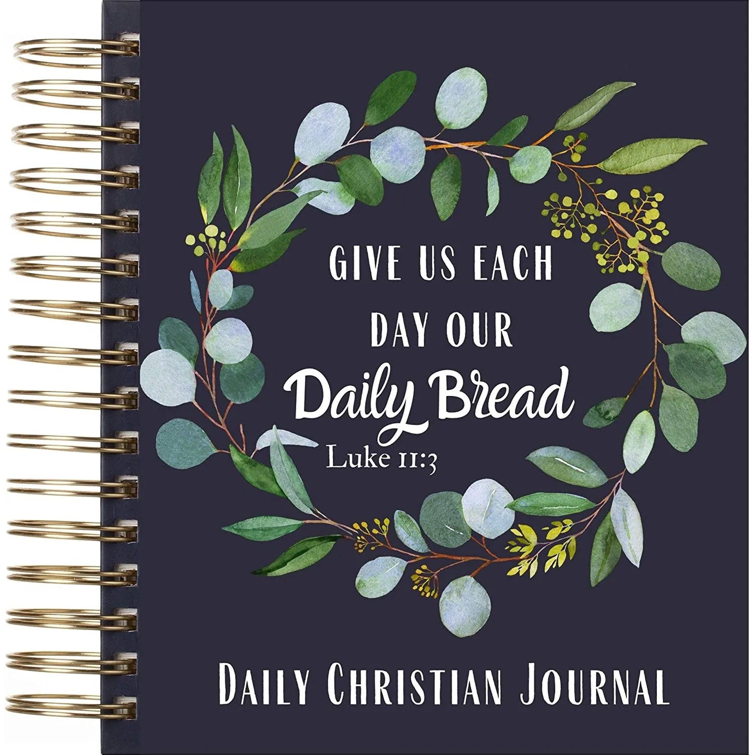 Christian Planner with Floral Cover: 365 Daily Bible & Prayer Journal