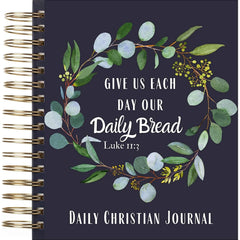 Christian Planner with Floral Cover: 365 Daily Bible & Prayer Journal