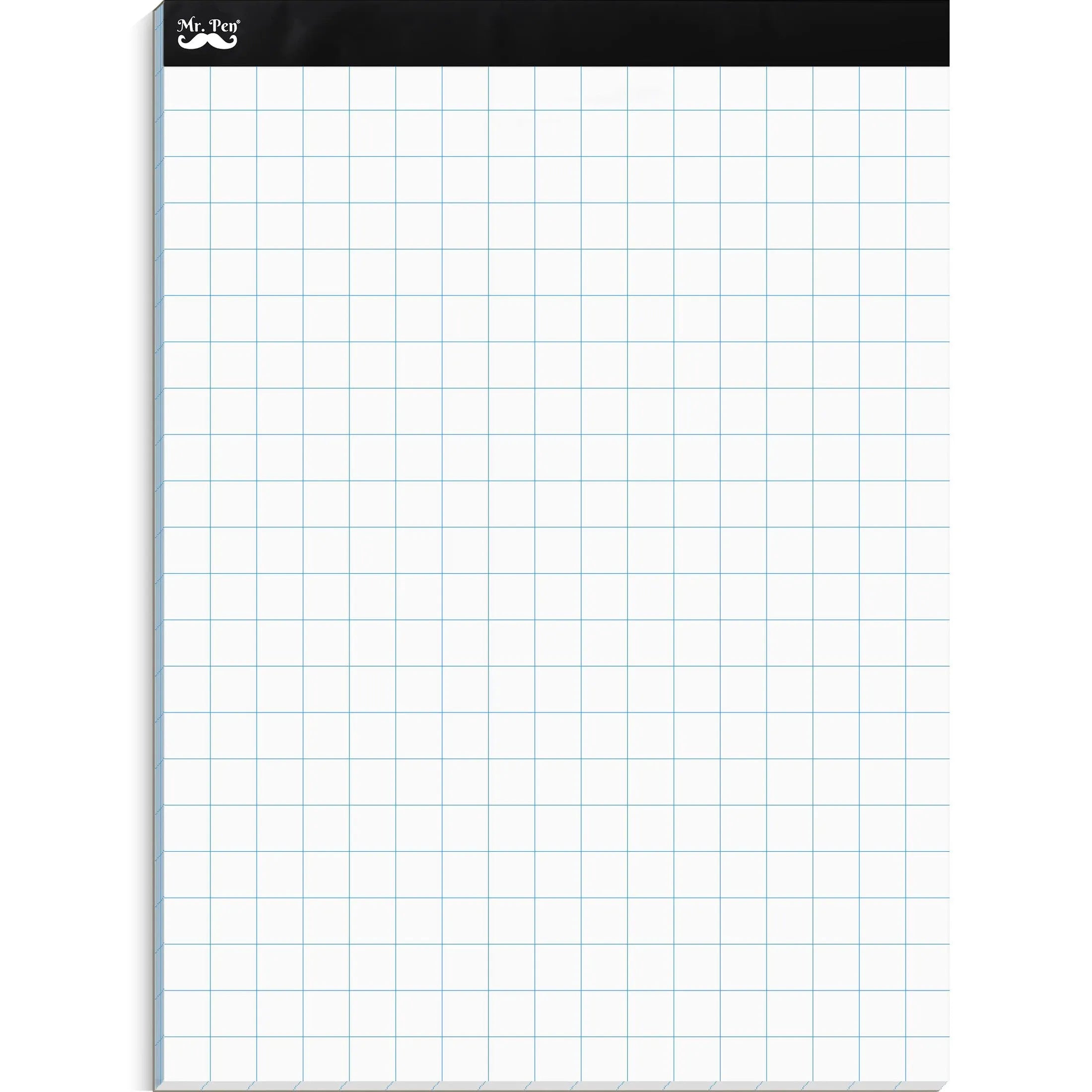 Graph Paper Pad 8.5 x 11, 2x2 Grid, 55 Sheets, Quad Ruled