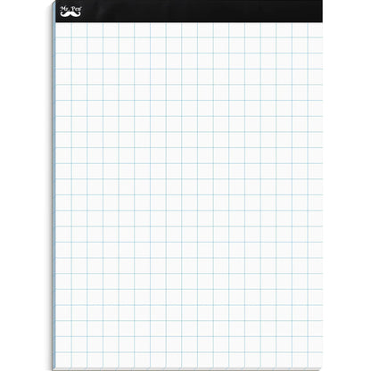 Graph Paper Pad 8.5 x 11, 2x2 Grid, 55 Sheets, Quad Ruled