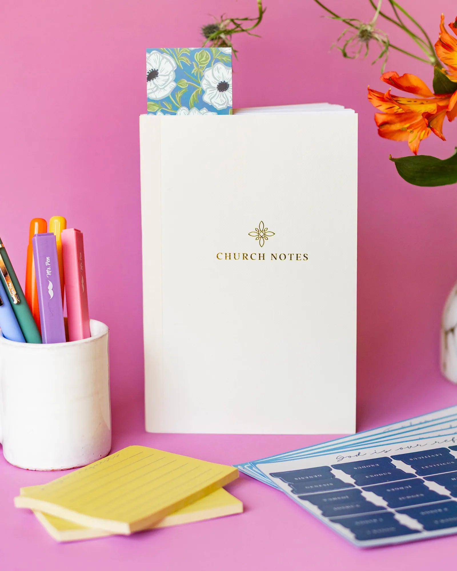 Selah by Mr. Pen - Church Notes Journal with Mini Bible Journaling Kit