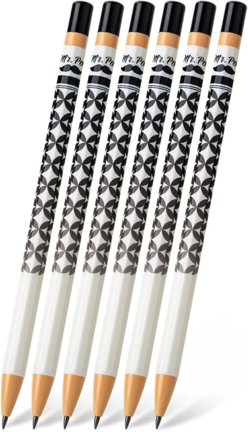 Rotary Mechanical Pencil Set (6 pcs) with Twist Design, HB Lead