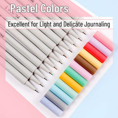 Pastel Fine Point Fineliner Pens - 12 Pack